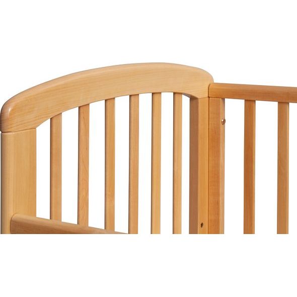 SCARLETT DĚTSKÁ POSTÝLKA SE STAHOVACÍM BOKEM DONA (BŘÍZA) PŘÍRODNÍ 120X60CM - DŘEVĚNÉ POSTÝLKY - SPINKÁNÍ