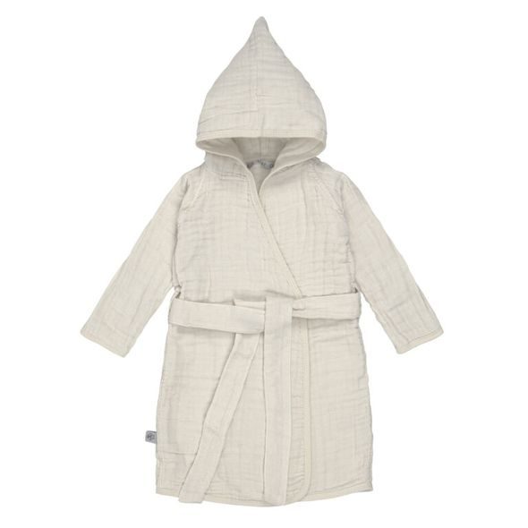 LÄSSIG MUSLIN BATHROBE MILKY 24-36M. - OSUŠKY A DETSKÉ ŽUPANY - KOUPÁNÍ A ZDRAVÍ