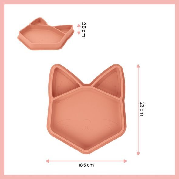 BABYMOOV SILIKONOVÝ TALÍŘ ISY´PLATE - MISKY, TALÍŘKY A PODLOŽKY - KRMENÍ