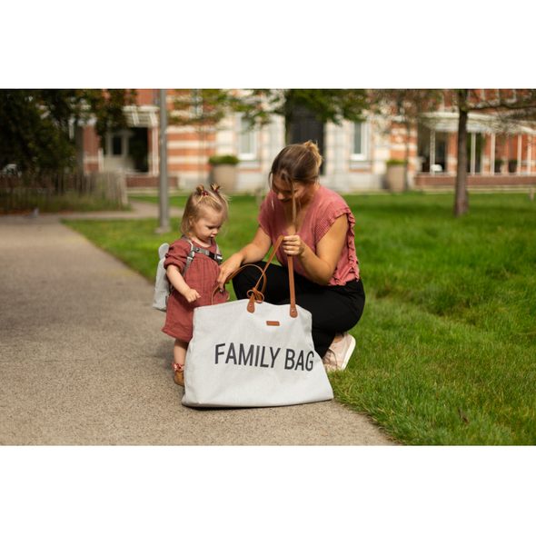 CHILDHOME DĚTSKÝ BATOH MY FIRST BAG CANVAS GREY - BATOHY A TAŠKY - PRO DĚTI