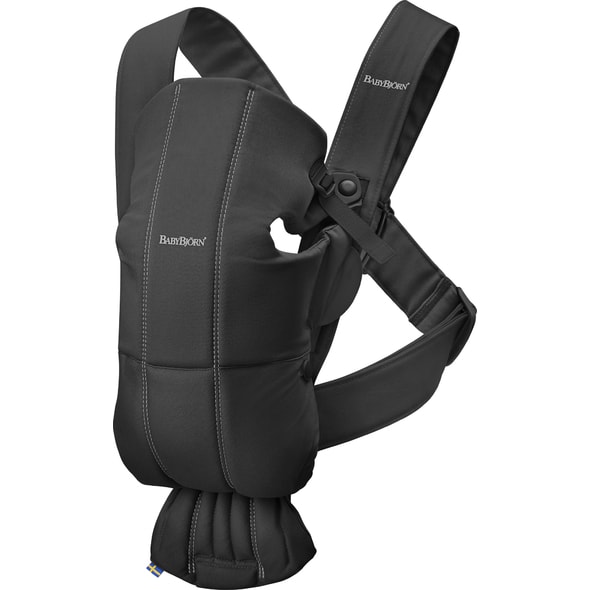 BABYBJÖRN NOSÍTKO MINI BLACK COTTON - KLOKANKY A ŠÁTKY - NOŠENÍ & SPORT
