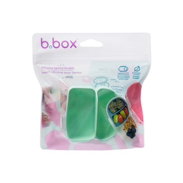 B.BOX SILIKONOVÝ ORGANIZÉR DO MALÉHO BOXU - ZELENÝ - USKLADNĚNÍ JÍDLA - KRMENÍ