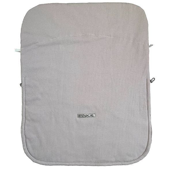 PINKIE DEKA SE STAHOVÁNÍM LABEL GREY - DĚTSKÉ DEKY PRO MIMINKA - SPINKÁNÍ