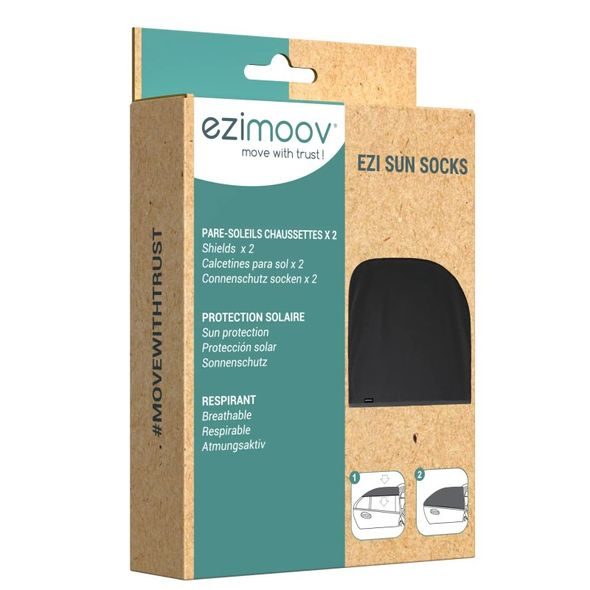 EZIMOOV NAVLÉKACÍ SLUNEČNÍ CLONA EZI SUN SOCKS 2KS - SLUNEČNÍ ROLETY A CLONY - AUTOSEDAČKY A PŘÍSLUŠENSTVÍ