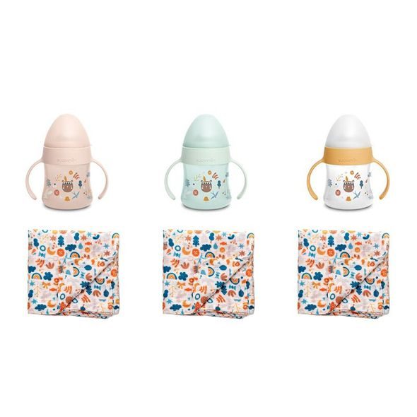 SUAVINEX SUAVINEX | PRVNÍ LÁHEV S OUŠKY FOREST 150 ML + PLENA ZDARMA - KOJENECKÉ LAHVE - KRMENÍ