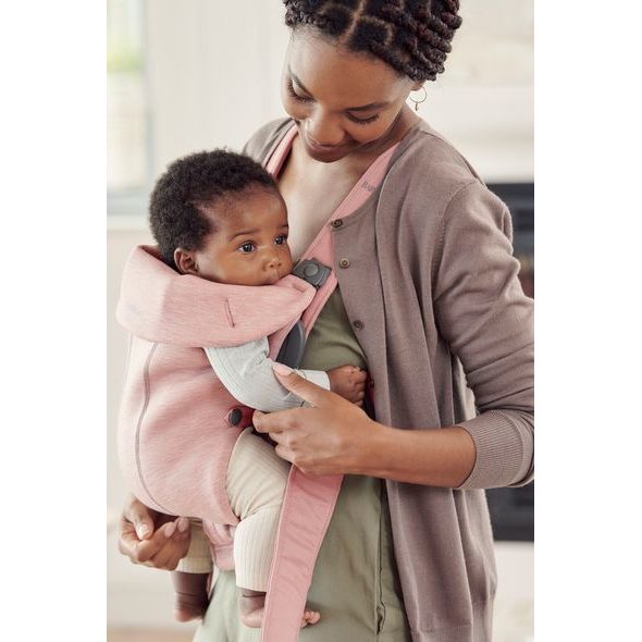 BABYBJÖRN NOSÍTKO MINI 3D JERSEY LIGHT PINK - ERGONOMICKÁ NOSÍTKA - NOŠENÍ & SPORT