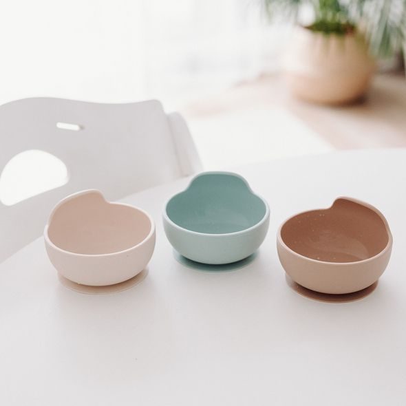 CANPOL BABIES SILIKONOVÁ MISKA S PŘÍSAVKOU 330ML ZELENÁ - MISKY, TALÍŘKY A PODLOŽKY - KRMENÍ