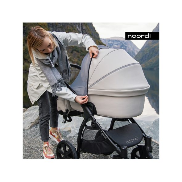 NOORDI FJORDI 2V1 BLACK 2022 - DVOJKOMBINACE - KOČÁRKY A PŘÍSLUŠENSTVÍ