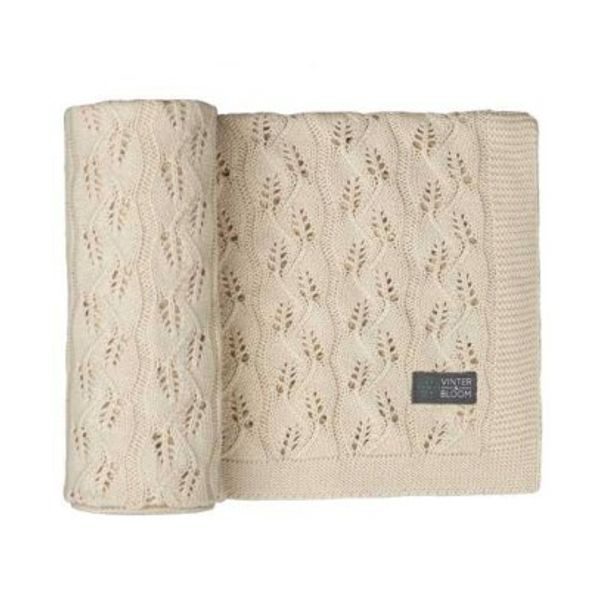 VINTER & BLOOM DEKA MOMENT ORGANIC LINEN BEIGE - DĚTSKÉ DEKY PRO MIMINKA - SPINKÁNÍ