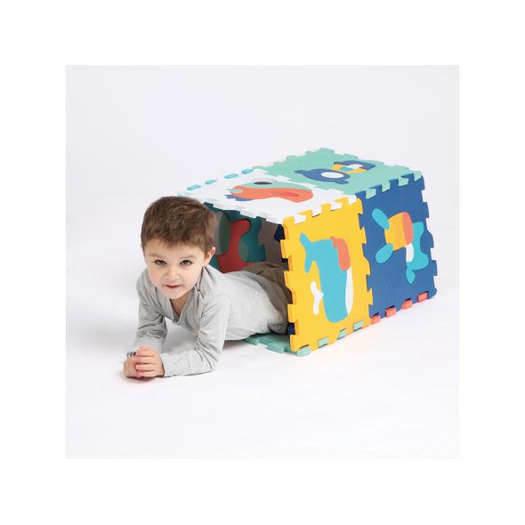 LUDI PUZZLE PĚNOVÉ 90X90 CM ZVÍŘÁTKA - PUZZLE - PRO DĚTI