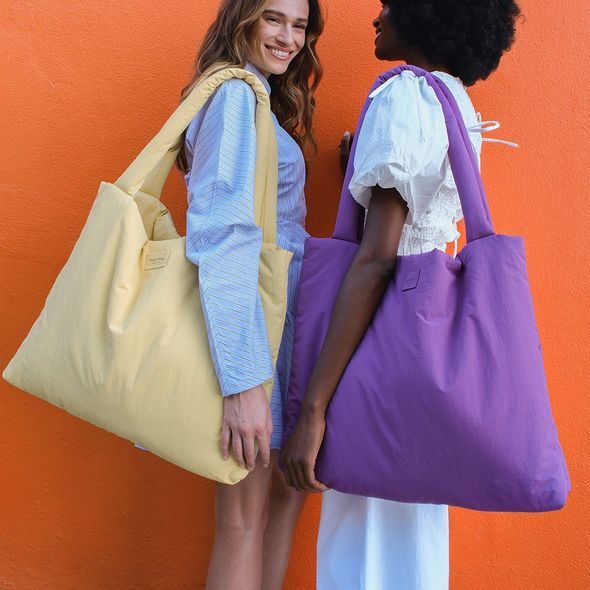 STUDIO NOOS PUFFY MOM BAG TEXTURED BUTTER YELLOW - DOPLŇKY - PRO MAMINKY