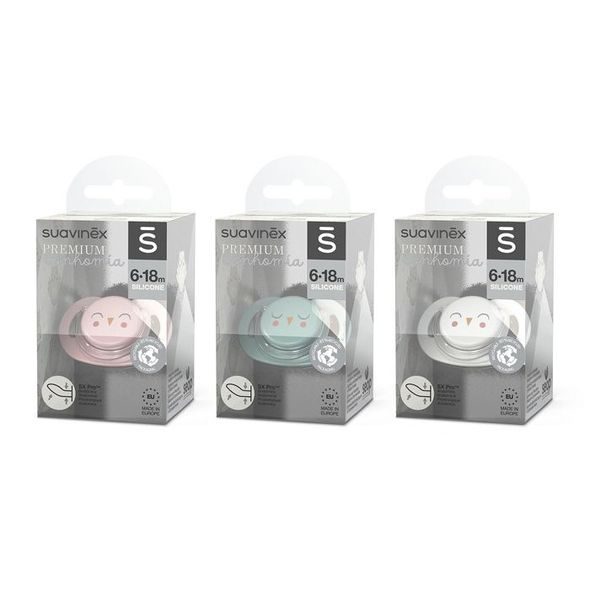 SUAVINEX SUAVINEX | DUDLÍK SX PRO ANATOMICKÝ BONHOMIA 6/18 M - ŠIDÍTKA A DOPLŇKY - KRMENÍ