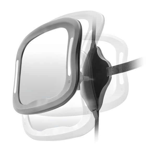 REER BEZPEČNOSTNÍ LED ZRCÁTKO VELKÉ - ZRCÁTKA DO AUTA - AUTOSEDAČKY A PŘÍSLUŠENSTVÍ