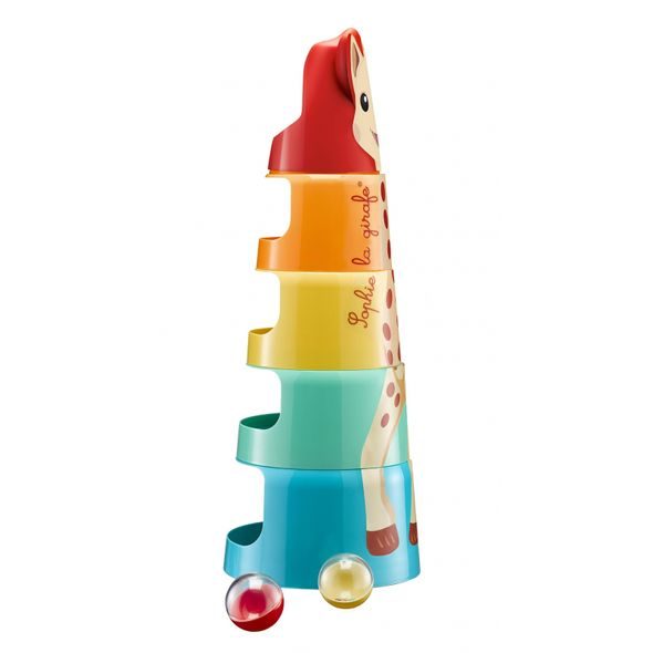 VULLI OBŘÍ VĚŽ ŽIRAFY SOPHIE - STOHOVACÍ HRAČKY - PRO DĚTI