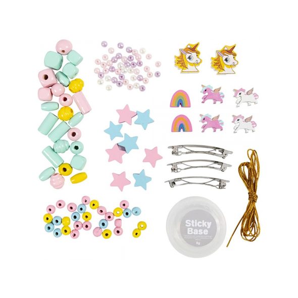CREATIV COMPANY KREATIVNÍ SADA MINI CRAFT KIT JEWELLERY BLUE PINK - NAVLÉKÁNÍ - PRO DĚTI