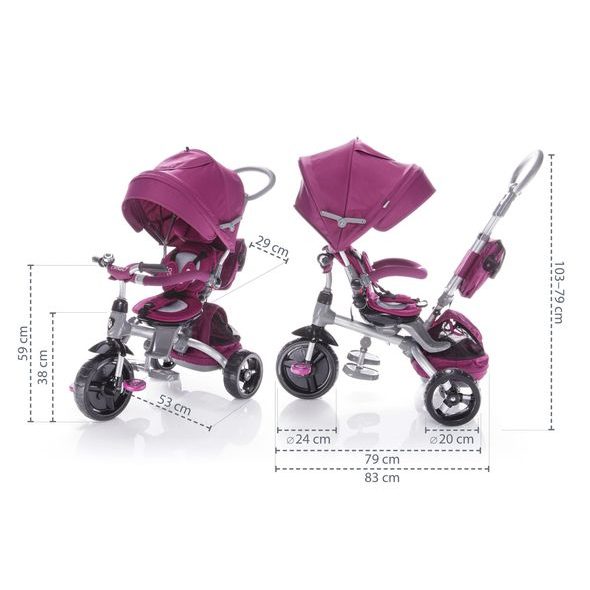 ZOPA TŘÍKOLKA CITIGO - TŘÍKOLKY ŠLAPACÍ - NOŠENÍ & SPORT