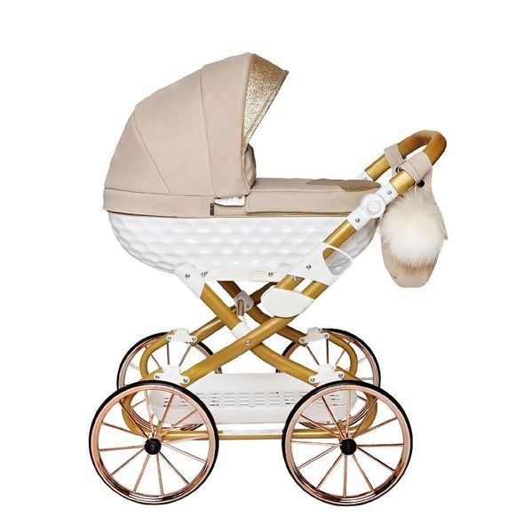 RETRO KOČÁREK PRO PANENKY JASMINE KIDS PRINCESS 02 - KOČÁRKY PRO PANENKY - PRO DĚTI