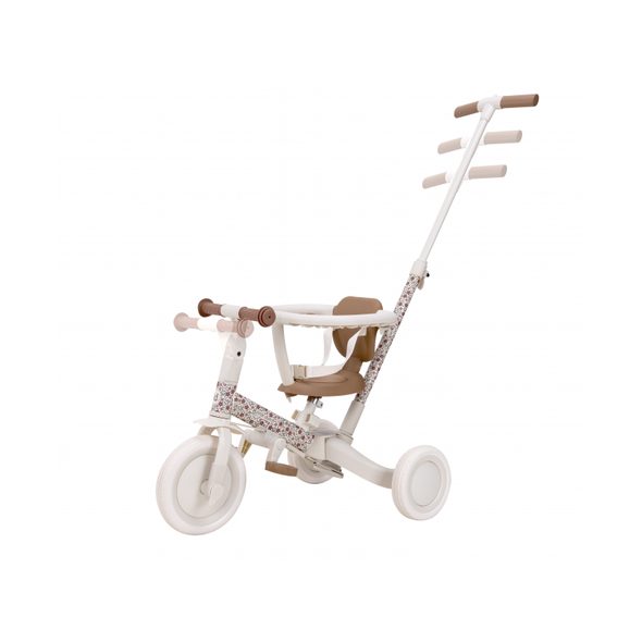 LITTLE DUTCH TŘÍKOLKA 4V1 OFF WHITE - TŘÍKOLKY ŠLAPACÍ - NOŠENÍ & SPORT