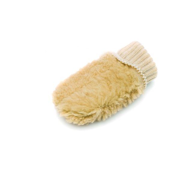 FILLIKID DĚTSKÉ ZIMNÍ RUKAVICE Z JEHNĚČÍ KOŽEŠINY NATURE VEL. 0-12 MĚSÍCŮ - RUKAVIČKY, ŠÁTKY, NÁKRČNÍKY - PRO DĚTI