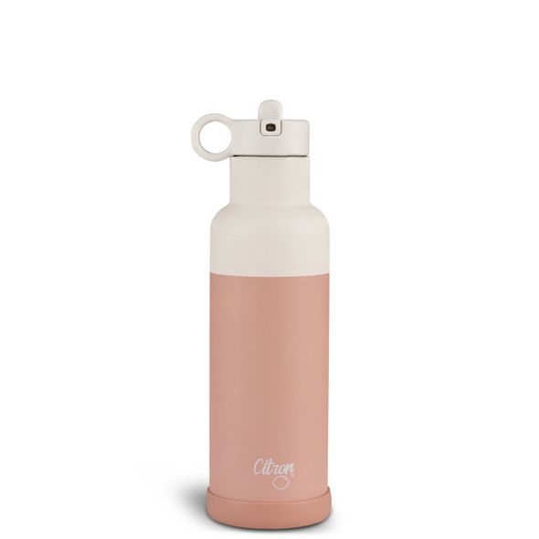 CITRON NEREZOVÁ LAHEV NA VODU 500 ML - BLUSH PINK - SPORTOVNÍ LAHVE - KRMENÍ