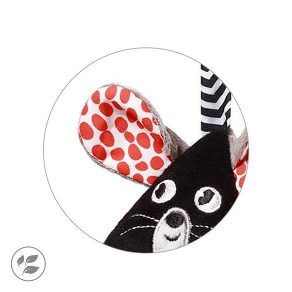 BABYONO HRAČKA ZÁVĚSNÁ KONTRASTNÍ KOLOTOČ MOUSE 0 M+ - HRAČKY K ZAVĚŠENÍ - PRO DĚTI