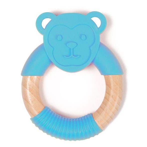 BO JUNGLE KOUSÁTKO B-TEETHER ANIMAL WOOD - HRYZÁTKA - PRO DĚTI