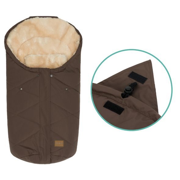FILLIKID FUSAK ZIMNÍ VEGAN STYLE BROWN - FUSAKY DO KOČÁRKU - KOČÁRKY A PŘÍSLUŠENSTVÍ