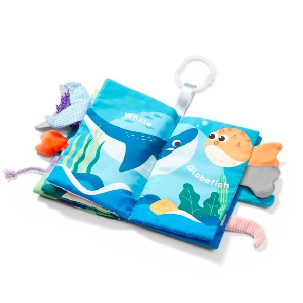 BABYONO KNÍŽKA NA HRANÍ GO TO THE OCEAN - KNÍŽKY PRO NEJMENŠÍ - PRO DĚTI