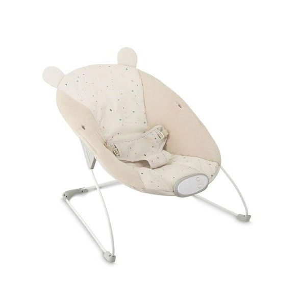 MOMI VIBRAČNÍ LEHÁTKO S MELODIEMI MOMI GLOSSY BÉŽOVÉ - LEHÁTKA A HOUPADLA - SPINKÁNÍ