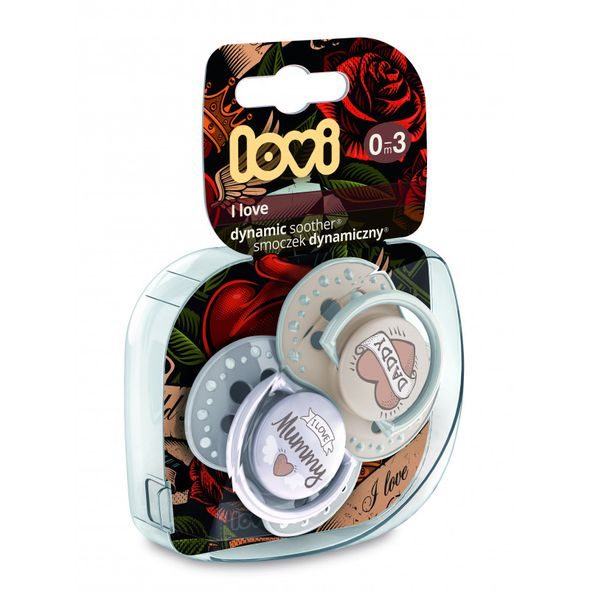 LOVI DUDLÍK SILIKONOVÝ DYNAMICKÝ I LOVE 2KS - ŠIDÍTKA A DOPLŇKY - KRMENÍ