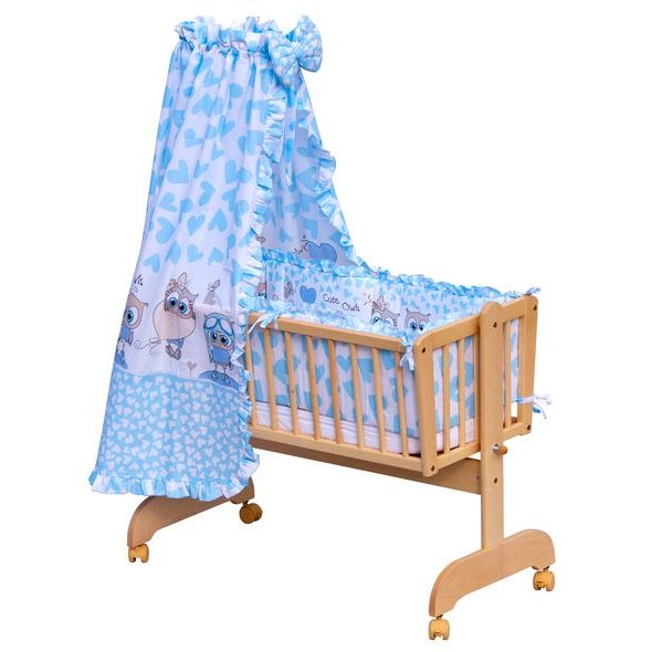 SCARLETT NEBESA NAD PROUTĚNÉ KOŠE A KOLÉBKY KULÍŠEK MODRÁ - NEBESA NAD POSTÝLKU - SPINKÁNÍ