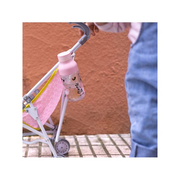 QUOKKA PLASTOVÁ LÁHEV ICE KIDS S POUTKEM BIRDS 430 ML - SPORTOVNÍ LAHVE - KRMENÍ