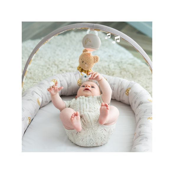 TAF TOYS HNÍZDO PRO MIMINKO S HRAZDOU LITTLE EXPLORER - HNÍZDEČKA - SPINKÁNÍ