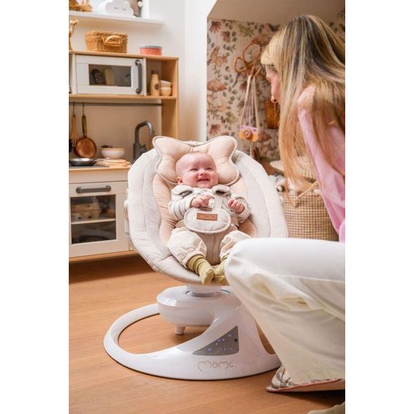 MOMI ELEKTRICKÉ HOUPÁTKO MOMI PEARL BÉŽOVÉ - LEHÁTKA A HOUPADLA - SPINKÁNÍ