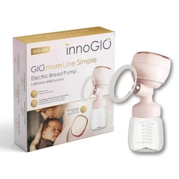 INNOGIO ELEKTRICKÁ ODSÁVAČKA MATEŘSKÉHO MLÉKA GIOMUM LINE SIMPLE - ODSÁVAČKY MATEŘSKÉHO MLÉKA - KRMENÍ