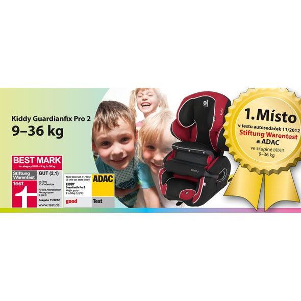 KIDDY GUARDIAN-FIX PRO2 2015 - AUTOSEDAČKY 9-36KG - AUTOSEDAČKY A PŘÍSLUŠENSTVÍ