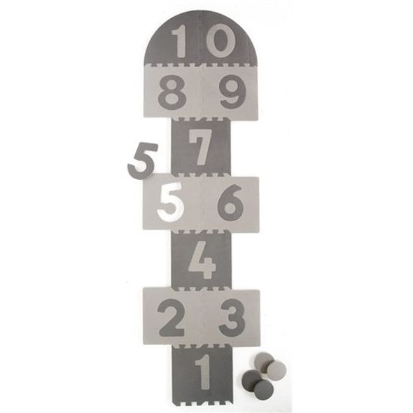 BABYDAN SKÁKACÍ PANÁK - PODLOŽKA PUZZLE 90X90CM - HRACÍ PODLOŽKY NA ZEM - SPINKÁNÍ