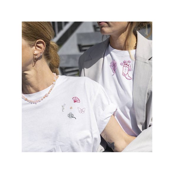 CREATIV COMPANY KREATIVNÍ SADA VYŠÍVÁNÍ NA TRIČKO - VÝTVARNÉ POMŮCKY A HRAČKY - PRO DĚTI