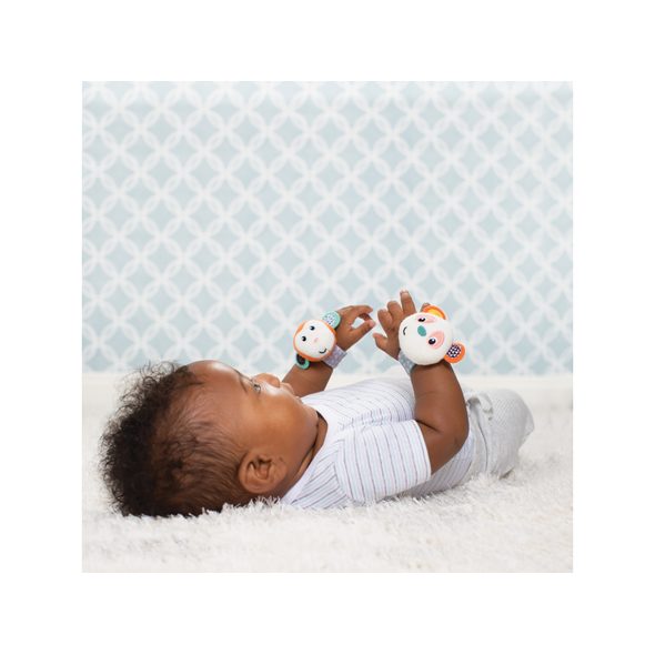 INFANTINO CHRASTÍTKA NA RUKU OPIČKA & PANDA - CHRASTÍTKA - PRO DĚTI