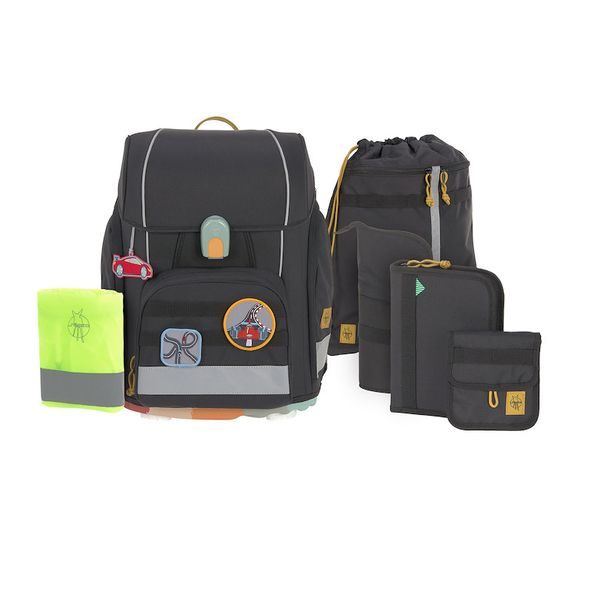 LÄSSIG ŠKOLNÍ SET BOXY UNIQUE BLACK - PRO PŘEDŠKOLÁKY - PRO DĚTI