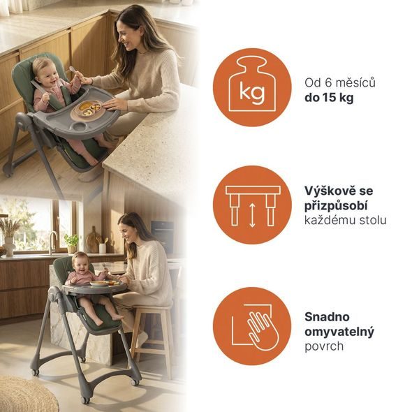 ZOPA DĚTSKÁ ŽIDLIČKA PRIMO - JÍDELNÍ ŽIDLIČKY PLASTOVÉ - KRMENÍ