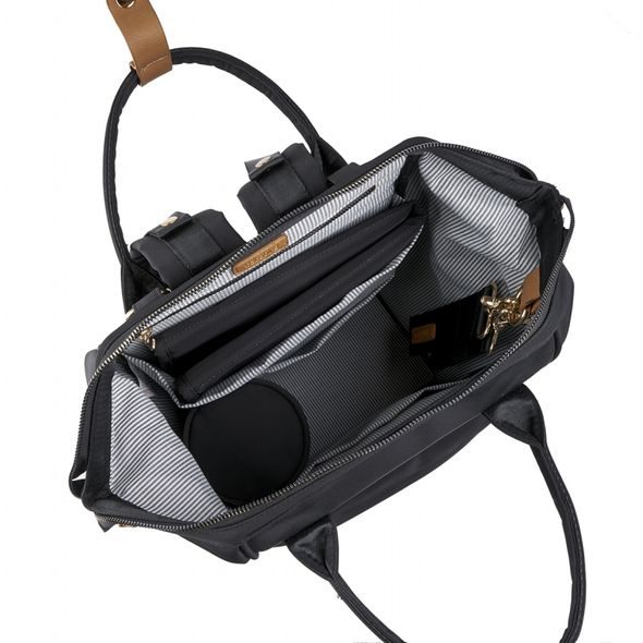 BABABING MANI PŘEBALOVACÍ TAŠKA/BATOH, BLACK - PŘEBALOVACÍ TAŠKY - KOČÁRKY A PŘÍSLUŠENSTVÍ