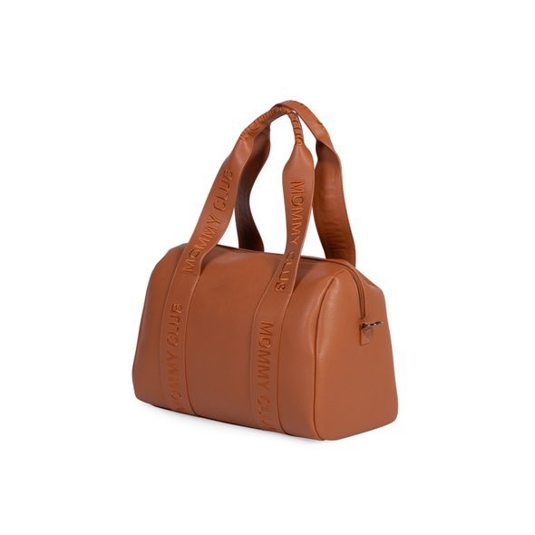CHILDHOME PŘEBALOVACÍ TAŠKA MOMMY CLUB SIGNATURE VEGAN LEATHER BROWN - PŘEBALOVACÍ TAŠKY - KOČÁRKY A PŘÍSLUŠENSTVÍ