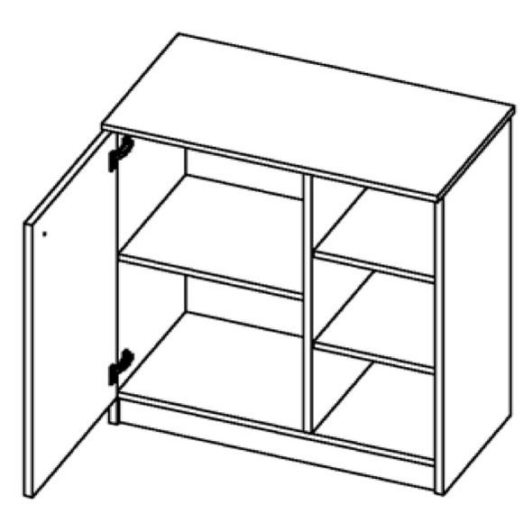 FAKTUM MIA WHITE KOMBINOVANÁ KOMODA - PŘEBALOVACÍ KOMODY - PŘEBALOVÁNÍ