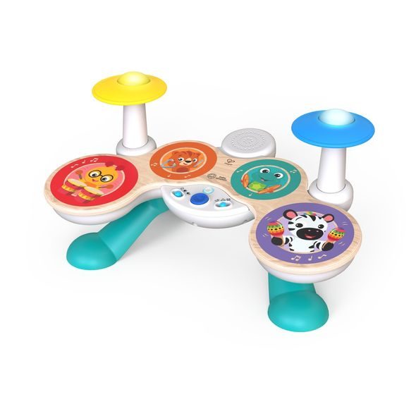 BABY EINSTEIN HRAČKA HUDEBNÍ SET BUBNŮ TOGETHER IN TUNE DRUMS™ CONNECTED MAGIC TOUCH™ HAPE 12M+ - HUDEBNÍ NÁSTROJE - PRO DĚTI