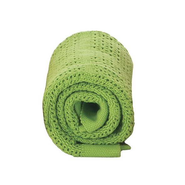 BABYDAN HÁČKOVANÁ DEKA 75X100CM - DĚTSKÉ DEKY PRO MIMINKA - SPINKÁNÍ
