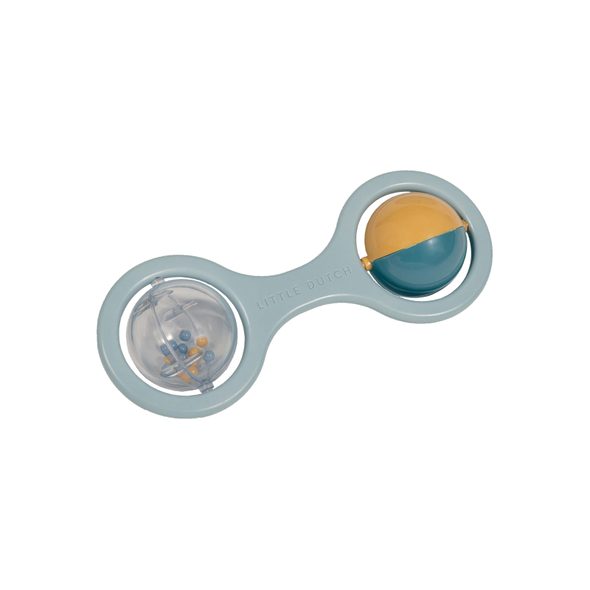 LITTLE DUTCH CHRASTÍTKO S KULIČKAMI BLUE - CHRASTÍTKA - PRO DĚTI