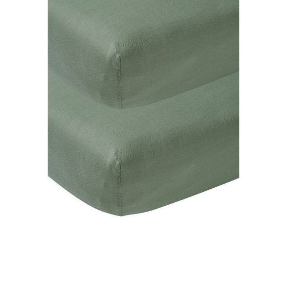 MEYCO ŽERZEJOVÉ PROSTĚRADLO 60X120 - FOREST GREEN - PROSTĚRADLA - SPINKÁNÍ