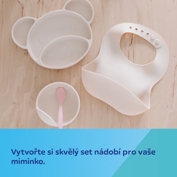 CANPOL BABIES SILIKONOVÝ BRYNDÁK S KAPSOU ZELENÝ - BRYNDÁKY - KRMENÍ