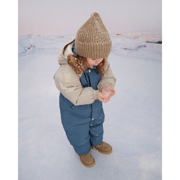 LEOKID ZIMNÍ KOMBINÉZA COLOR BLOCK SALT BLUE VEL. 18 - 24 MĚSÍCŮ (VEL. 86) - ZIMNÍ KOMBINÉZY - PRO DĚTI